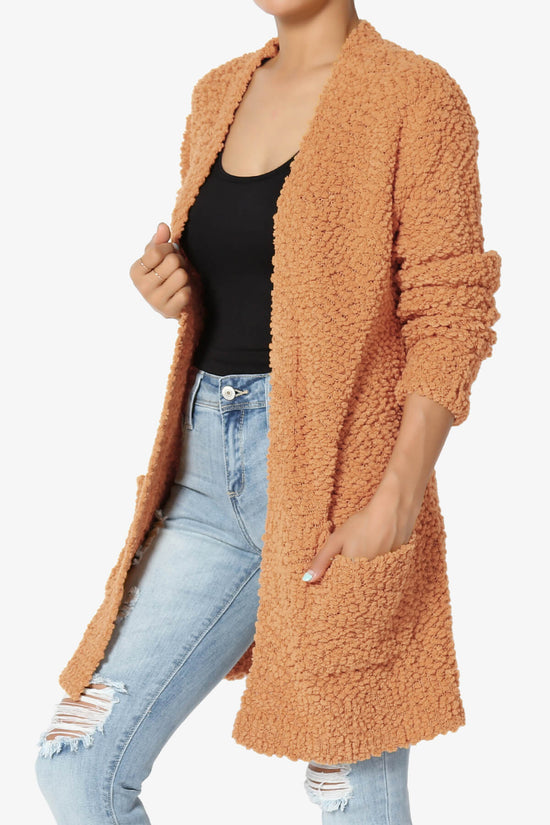 Load image into Gallery viewer, Barry Soft Popcorn Knit Sweater Cardigan BUTTER ORANGE_3

