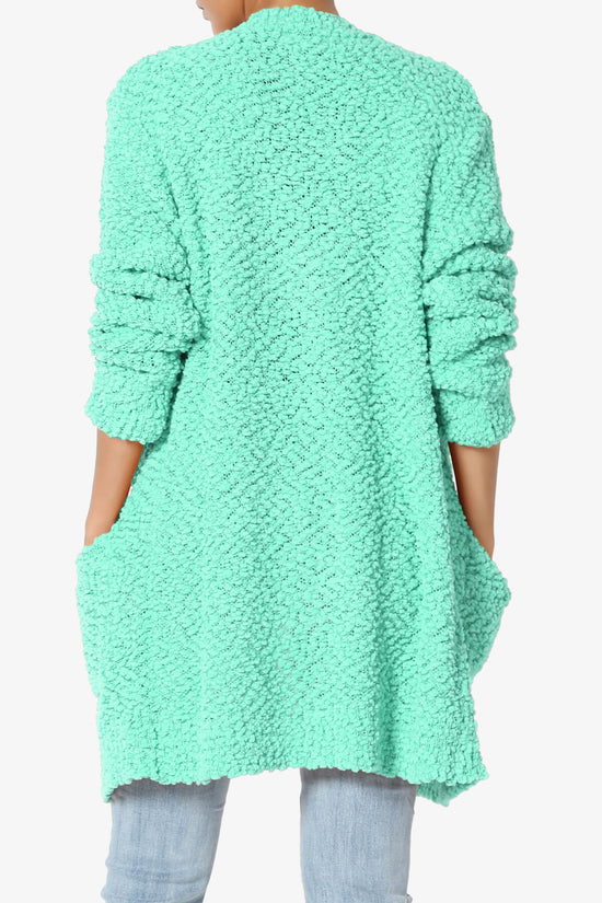 Load image into Gallery viewer, Barry Soft Popcorn Knit Sweater Cardigan MINT_2
