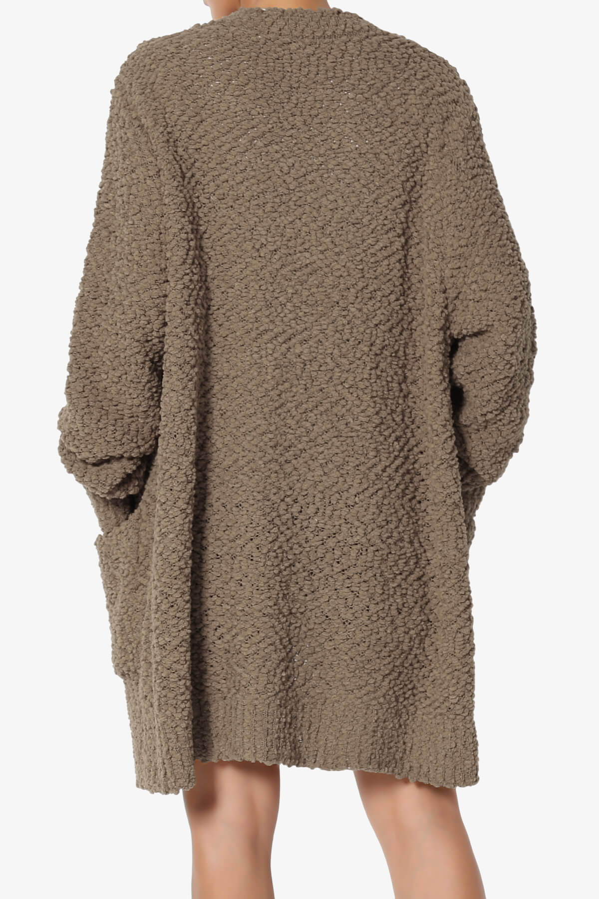 Load image into Gallery viewer, Barry Soft Popcorn Knit Sweater Cardigan MOCHA_2
