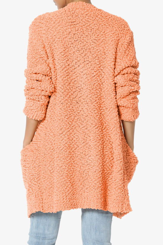 Load image into Gallery viewer, Barry Soft Popcorn Knit Sweater Cardigan PEACH_2
