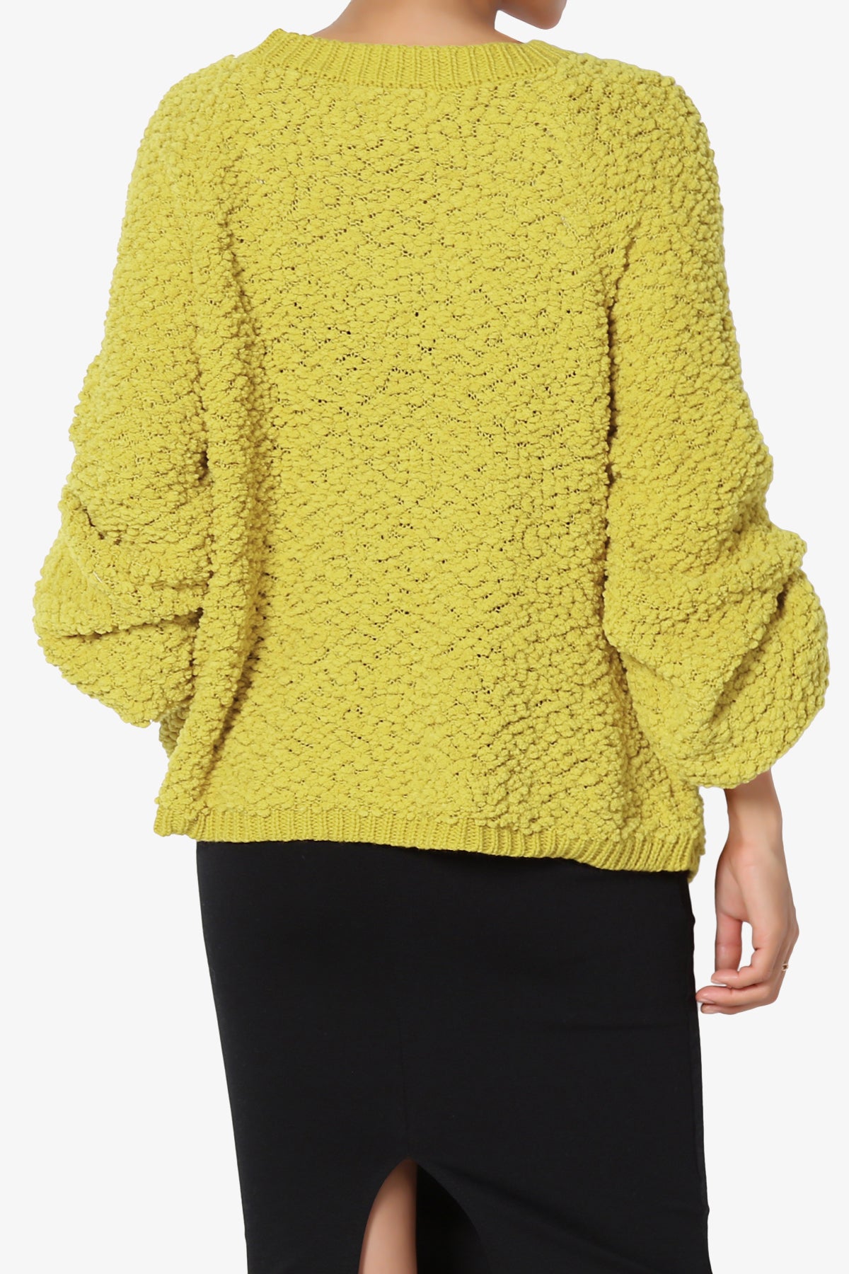 Load image into Gallery viewer, Barry Fuzzy Knit Button Boxy Crop Cardigan GOLDEN WASABI_2
