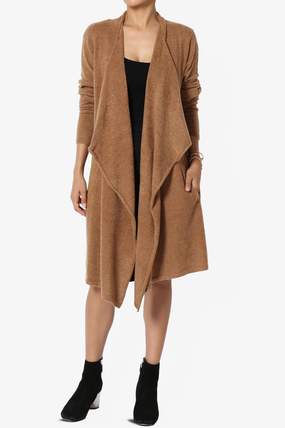 Let's Get Going Cardigan Sweater - Camel, Fashion Nova, Sweaters