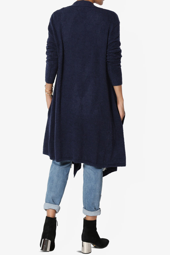 Load image into Gallery viewer, Tish Waterfall Longline Knit Cardigan NAVY_2
