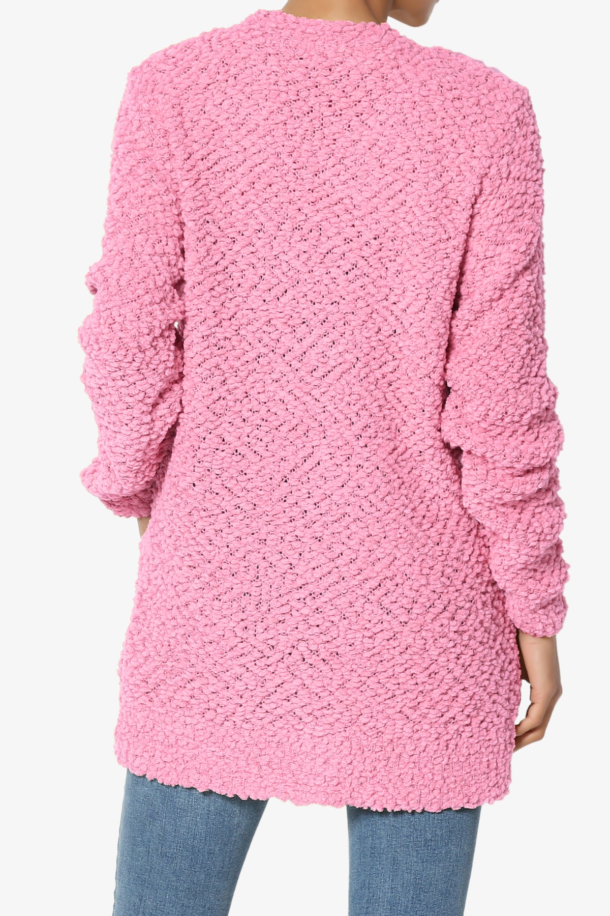 Load image into Gallery viewer, Barry Button Teddy Knit Sweater Cardigan CANDY PINK_2
