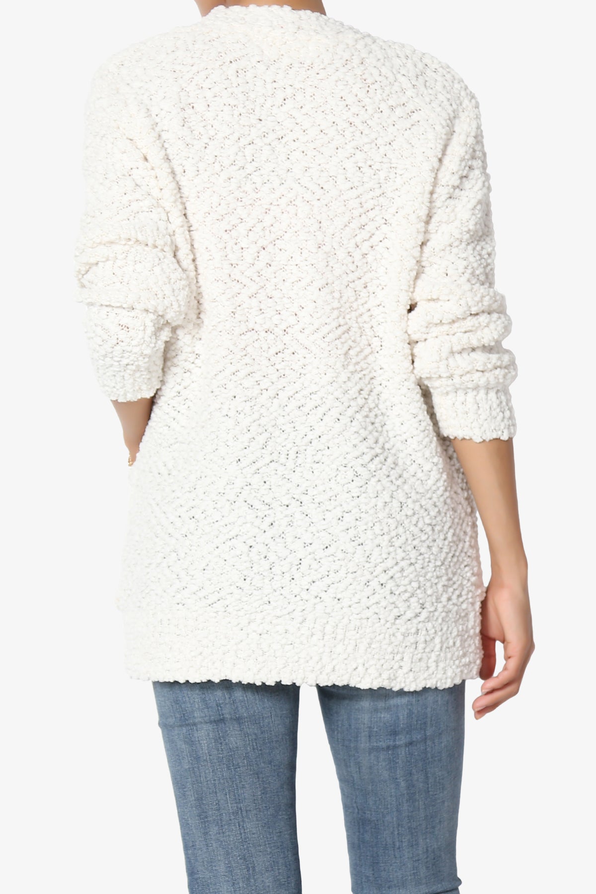 Load image into Gallery viewer, Barry Button Teddy Knit Sweater Cardigan CREAM_2
