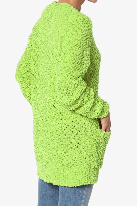 Load image into Gallery viewer, Barry Button Teddy Knit Sweater Cardigan GREEN_4
