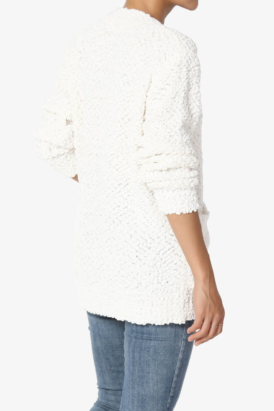 Load image into Gallery viewer, Barry Button Teddy Knit Sweater Cardigan IVORY_4
